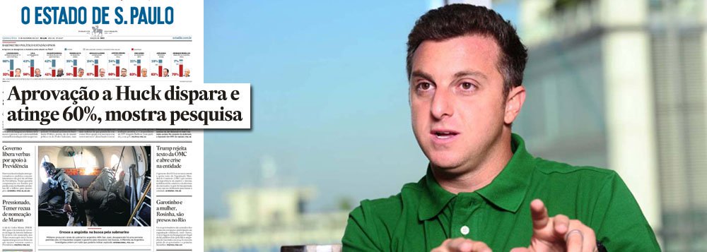 "Provavelmente por encomenda do grupo que tenta viabilizar a candidatura de Luciano Huck, Armínio Fraga e seu cofrinho à frente, o 'Estadão', que já foi um grande jornal se apequena hoje ao manipular os resultados de uma pesquisa", critica o colunista do 247 Alex Solnik; ele diz que somente quem tem tempo e curiosidade de ler a matéria embaixo do título fica sabendo que a pergunta da pesquisa não tem nada a ver com a eleição presidencial, como a manchete faz supor; "Também é inaceitável incluir Huck numa relação de políticos. Quem caiu nessa, caiu, mas quem não caiu percebeu que o jornal agrediu a inteligência dos seus leitores. Tratou-os como Homer Simpsons", diz Solnik (Foto: Alex Solnik) "Provavelmente por encomenda do grupo que tenta viabilizar a candidatura de Luciano Huck, Armínio Fraga e seu cofrinho à frente, o 'Estadão', que já foi um grande jornal se apequena hoje ao manipular os resultados de uma pesquisa", critica o colunista do 247 Alex Solnik; ele diz que somente quem tem tempo e curiosidade de ler a matéria embaixo do título fica sabendo que a pergunta da pesquisa não tem nada a ver com a eleição presidencial, como a manchete faz supor; "Também é inaceitável incluir Huck numa relação de políticos. Quem caiu nessa, caiu, mas quem não caiu percebeu que o jornal agrediu a inteligência dos seus leitores. Tratou-os como Homer Simpsons", diz Solnik