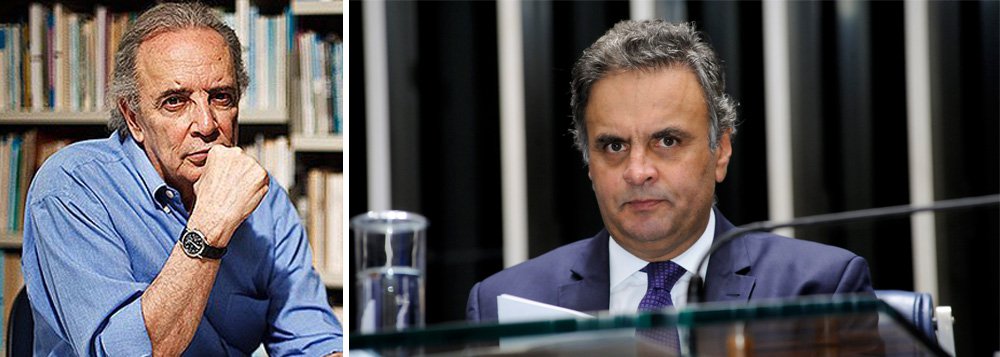 "Em causa própria, os peessedebistas se mexem. Se isso confirmar também a disposição de apoiar o projeto contra o abuso de autoridade, a aprovação está garantida. E a reação da Lava Jato, prometida", escreve o jornalista, que diz ser "estranhável o repetido lançamento do protegido Aécio no fogaréu da Odebrecht, passado tão pouco de sua festiva e pública confraternização com Sérgio Moro" (Foto: Gisele Federicce) "Em causa própria, os peessedebistas se mexem. Se isso confirmar também a disposição de apoiar o projeto contra o abuso de autoridade, a aprovação está garantida. E a reação da Lava Jato, prometida", escreve o jornalista, que diz ser "estranhável o repetido lançamento do protegido Aécio no fogaréu da Odebrecht, passado tão pouco de sua festiva e pública confraternização com Sérgio Moro"