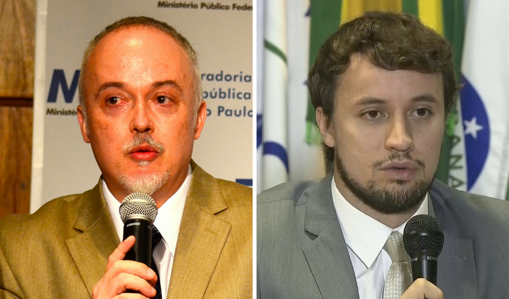 Em artigo publicado nesta quinta, os procuradores Carlos Fernando dos Santos Lima e Diogo Castor de Mattos, da força-tarefa da Lava Jato, criticam a mudança de posição de ministros do STF em relação às prisões após o julgamento de recursos em segunda instância, deixando margem, inclusive, para insinuar apoio ao ex-deputado Eduardo Cunha; "O que houve para que Gilmar e Toffoli mudassem suas posições? Cremos que nunca saberemos com certeza, mas é lamentável que os julgamentos de decisões importantes do STF sejam tomados pelo casuísmo, sendo modificados conforme o momento político", escrevem (Foto: Giuliana Miranda) Em artigo publicado nesta quinta, os procuradores Carlos Fernando dos Santos Lima e Diogo Castor de Mattos, da força-tarefa da Lava Jato, criticam a mudança de posição de ministros do STF em relação às prisões após o julgamento de recursos em segunda instância, deixando margem, inclusive, para insinuar apoio ao ex-deputado Eduardo Cunha; "O que houve para que Gilmar e Toffoli mudassem suas posições? Cremos que nunca saberemos com certeza, mas é lamentável que os julgamentos de decisões importantes do STF sejam tomados pelo casuísmo, sendo modificados conforme o momento político", escrevem