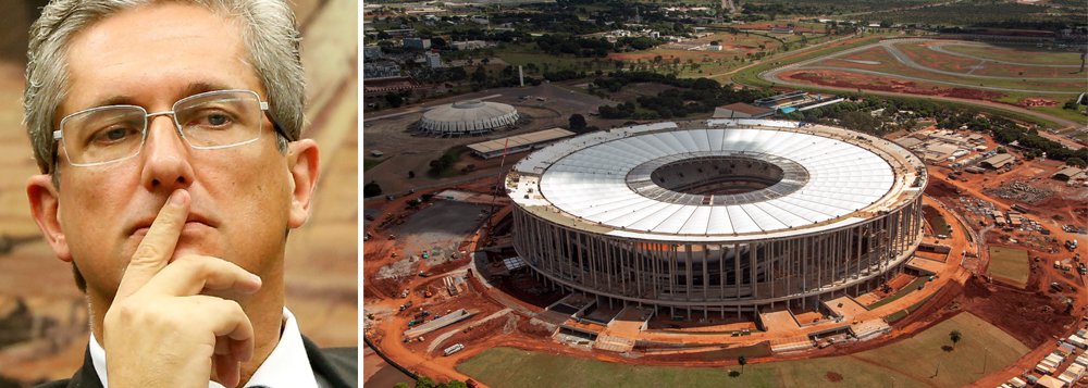 Deputado federal Rogério Rosso (PSD-DF), que presidiu a Comissão Especial da Câmara que analisou o processo de impeachment da presidente eleita Dilma Rousseff, teria sido beneficiado com recursos desviados das obras de reconstrução do estádio Mané Garrincha, em Brasília; nesta terça-feira (23), a Polícia Federal deflagrou a Operação Panatenaico para investigar os desvios nas obras do estádio, que podem ter chegado a R$ 900 milhões (Foto: Paulo Emílio) Deputado federal Rogério Rosso (PSD-DF), que presidiu a Comissão Especial da Câmara que analisou o processo de impeachment da presidente eleita Dilma Rousseff, teria sido beneficiado com recursos desviados das obras de reconstrução do estádio Mané Garrincha, em Brasília; nesta terça-feira (23), a Polícia Federal deflagrou a Operação Panatenaico para investigar os desvios nas obras do estádio, que podem ter chegado a R$ 900 milhões