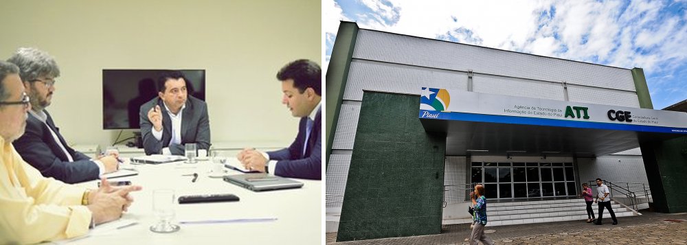 A diretoria da Agência de Tecnologia da Informação do Piauí (ATI) recebeu a visita de Rodrigo Mota, representante da Agência de Comércio e Desenvolvimento dos Estados Unidos (USTDA) no Brasil; durante a audiência, foi discutido o interesse que a USTDA possui em investir em projetos na área de tecnologia da informação do Piauí; a Agência de Comércio americana atua financiando a preparação de projetos e atividades de construção de parcerias que desenvolvem infraestrutura sustentável e promovam o crescimento econômico nos países parceiros (Foto: Leonardo Lucena) A diretoria da Agência de Tecnologia da Informação do Piauí (ATI) recebeu a visita de Rodrigo Mota, representante da Agência de Comércio e Desenvolvimento dos Estados Unidos (USTDA) no Brasil; durante a audiência, foi discutido o interesse que a USTDA possui em investir em projetos na área de tecnologia da informação do Piauí; a Agência de Comércio americana atua financiando a preparação de projetos e atividades de construção de parcerias que desenvolvem infraestrutura sustentável e promovam o crescimento econômico nos países parceiros