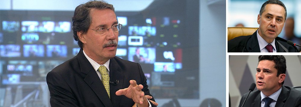 Colunista lembra que o ministro do STF Luís Roberto Barroso e o juiz Sergio Moro, dois críticos ferrenhos do financiamento privado, disseram recentemente que voltar com esse tipo de doação talvez seja a melhor solução, mas com regras mais rígidas; "Ambos criticam, por exemplo, a possibilidade de uma mesma empresa financiar diversos candidatos de partidos diferentes, e esse aspecto deve ser revisto na proposta que será apresentada na próxima semana", afirma Merval (Foto: Gisele Federicce) Colunista lembra que o ministro do STF Luís Roberto Barroso e o juiz Sergio Moro, dois críticos ferrenhos do financiamento privado, disseram recentemente que voltar com esse tipo de doação talvez seja a melhor solução, mas com regras mais rígidas; "Ambos criticam, por exemplo, a possibilidade de uma mesma empresa financiar diversos candidatos de partidos diferentes, e esse aspecto deve ser revisto na proposta que será apresentada na próxima semana", afirma Merval