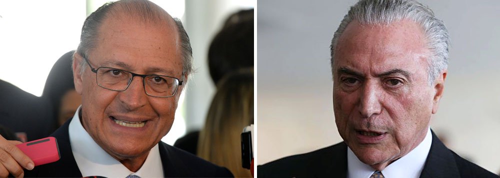 O governador de São Paulo, Geraldo Alckmin, do PSDB, pode estar rifando de vez suas chances de se eleger presidente em 2018, ao manter o apoio a Michel Temer, já denunciado por corrupção, obstrução judicial e também como chefe de quadrilha; "O PSDB vai primeiro analisar tudo isso para depois se posicionar", disse ele (Foto: Leonardo Attuch) O governador de São Paulo, Geraldo Alckmin, do PSDB, pode estar rifando de vez suas chances de se eleger presidente em 2018, ao manter o apoio a Michel Temer, já denunciado por corrupção, obstrução judicial e também como chefe de quadrilha; "O PSDB vai primeiro analisar tudo isso para depois se posicionar", disse ele