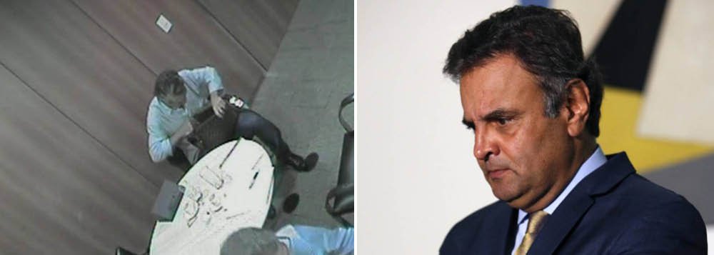 Imagens mostram Frederico Pacheco de Medeiros, primo do senador Aécio Neves (PSDB-MG) que foi preso no último dia 18 na Operação Patmos, recebendo uma mala com R$ 500 mil de Ricardo Saud, executivo da J&F; no vídeo realizado na chamada ação controlada da PF, Fred, como é conhecido, conta o dinheiro numa mesa; para a PF, Aécio era o destinatário do dinheiro (Foto: Gisele Federicce) Imagens mostram Frederico Pacheco de Medeiros, primo do senador Aécio Neves (PSDB-MG) que foi preso no último dia 18 na Operação Patmos, recebendo uma mala com R$ 500 mil de Ricardo Saud, executivo da J&F; no vídeo realizado na chamada ação controlada da PF, Fred, como é conhecido, conta o dinheiro numa mesa; para a PF, Aécio era o destinatário do dinheiro
