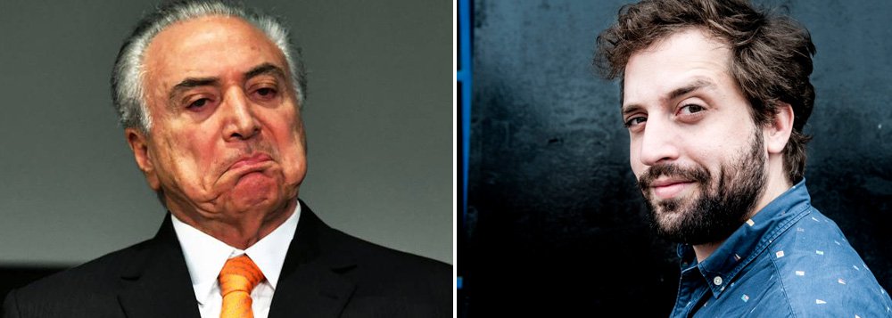 O colunista Gregório Duvivier publicou nesta segunda-feira uma série de versinhos em que ironiza a política brasileira, incluindo um sobre a justificativa do golpe que destituiu Dilma Rousseff: "A Dilma provou pra geral/ só há um pecado mortal/ não é desviar/ nem mandar matar/ mas é pedalada fiscal" (Foto: Giuliana Miranda) O colunista Gregório Duvivier publicou nesta segunda-feira uma série de versinhos em que ironiza a política brasileira, incluindo um sobre a justificativa do golpe que destituiu Dilma Rousseff: "A Dilma provou pra geral/ só há um pecado mortal/ não é desviar/ nem mandar matar/ mas é pedalada fiscal"