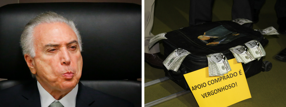 A liberação de emendas parlamentares na véspera da votação, principal moeda de troca de Michel Temer, refletiu no placar da Câmara; deputados que tiveram mais dinheiro liberado foram mais fiéis do que os menos favorecidos, mostra levantamento; dos 492 deputados que participaram da votação sobre a denúncia nesta quarta-feira, 2, 469 tiveram emendas empenhadas de janeiro a julho, até mesmo integrantes da oposição; entre os deputados que tiveram mais de R$ 10 milhões empenhados no ano, 63,6% votaram a favor de Temer ou não votaram, o que, na prática, também o favoreceu (Foto: Giuliana Miranda) A liberação de emendas parlamentares na véspera da votação, principal moeda de troca de Michel Temer, refletiu no placar da Câmara; deputados que tiveram mais dinheiro liberado foram mais fiéis do que os menos favorecidos, mostra levantamento; dos 492 deputados que participaram da votação sobre a denúncia nesta quarta-feira, 2, 469 tiveram emendas empenhadas de janeiro a julho, até mesmo integrantes da oposição; entre os deputados que tiveram mais de R$ 10 milhões empenhados no ano, 63,6% votaram a favor de Temer ou não votaram, o que, na prática, também o favoreceu