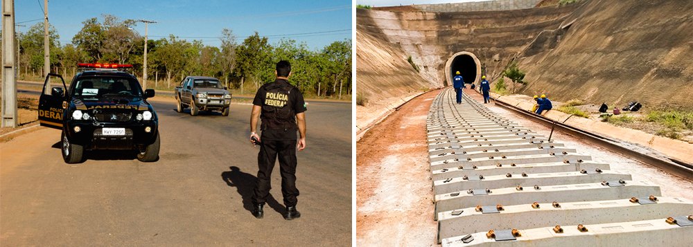 Polícia Federal deflagrou, em conjunto com o Ministério Público Federal, a operação "De Volta aos Trilhos" para apurar o crime de lavagem de dinheiro oriundo de propinas nas obras da ferrovia Norte-Sul. Agentes estão cumprindo dois mandados de prisão preventiva, um deles contra Jader Ferreira das Neves, filho do ex-presidente da Valec Juquinha das Neves, e contra o advogado Leandro de Melo Ribeiro; além de outros sete mandados de busca e apreensão e quatro de condução coercitiva nos Estados do Goiás e Mato Grosso (Foto: Paulo Emílio) Polícia Federal deflagrou, em conjunto com o Ministério Público Federal, a operação "De Volta aos Trilhos" para apurar o crime de lavagem de dinheiro oriundo de propinas nas obras da ferrovia Norte-Sul. Agentes estão cumprindo dois mandados de prisão preventiva, um deles contra Jader Ferreira das Neves, filho do ex-presidente da Valec Juquinha das Neves, e contra o advogado Leandro de Melo Ribeiro; além de outros sete mandados de busca e apreensão e quatro de condução coercitiva nos Estados do Goiás e Mato Grosso