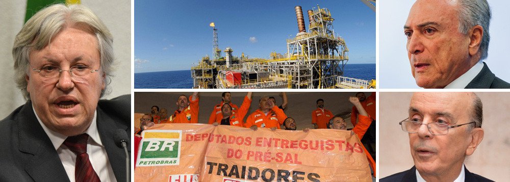 Vice-diretor do Instituto de Energia e Ambiente da USP, Ildo Sauer, criticou o leilão de blocos de petróleo do pré-sal a preços irrisórios para multinacionais; "O petróleo tem um preço estratégico maior que a mera oferta e demanda e o governo deveria esperar a alta do preço do petróleo", diz Sauer; o professor da USP afirmou que qualquer governo legítimo que venha a existir a partir de 2018 precisa anular os leilões e privatizações feitas pelos “quadrilheiros” que atualmente comandam o país (Foto: Charles Nisz) Vice-diretor do Instituto de Energia e Ambiente da USP, Ildo Sauer, criticou o leilão de blocos de petróleo do pré-sal a preços irrisórios para multinacionais; "O petróleo tem um preço estratégico maior que a mera oferta e demanda e o governo deveria esperar a alta do preço do petróleo", diz Sauer; o professor da USP afirmou que qualquer governo legítimo que venha a existir a partir de 2018 precisa anular os leilões e privatizações feitas pelos “quadrilheiros” que atualmente comandam o país