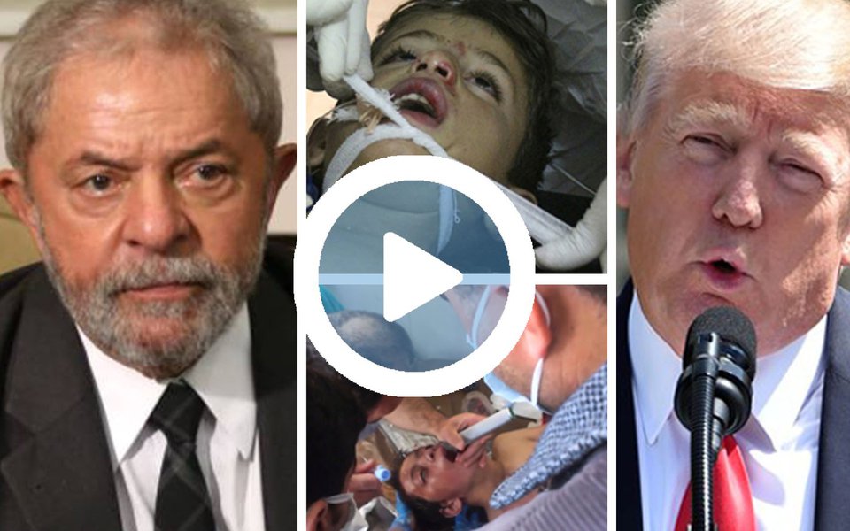 Ex-presidente classificou como "irresponsável" o bombardeio dos Estados Unidos contra a Síria, depois de um ataque químico que deixou mais de 70 mortos, sendo 20 crianças, cuja autoria ainda não foi investigada; "É preciso averiguar se a Síria utilizou armas químicas mesmo. Porque você lembra que na guerra do Iraque, os Estados Unidos também invadiram para procurar armas químicas e até hoje não apareceram armas químicas", comparou Lula, em uma entrevista concedida nesta manhã a uma rádio do Ceará; "Eu não sei a que pretexto eles bombardearam a Síria", completou; ao falar sobre Donald Trump, Lula declarou que "o mundo não está precisando de governantes arrogantes"; assista (Foto: Gisele Federicce) Ex-presidente classificou como "irresponsável" o bombardeio dos Estados Unidos contra a Síria, depois de um ataque químico que deixou mais de 70 mortos, sendo 20 crianças, cuja autoria ainda não foi investigada; "É preciso averiguar se a Síria utilizou armas químicas mesmo. Porque você lembra que na guerra do Iraque, os Estados Unidos também invadiram para procurar armas químicas e até hoje não apareceram armas químicas", comparou Lula, em uma entrevista concedida nesta manhã a uma rádio do Ceará; "Eu não sei a que pretexto eles bombardearam a Síria", completou; ao falar sobre Donald Trump, Lula declarou que "o mundo não está precisando de governantes arrogantes"; assista
