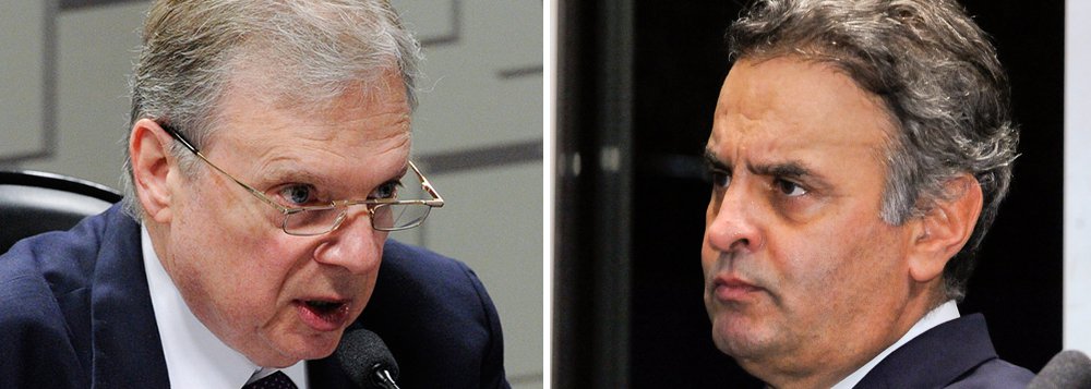 O racha tucano ficou mais evidenciado após o presidente interino do PSDB, senador Tasso Jereissati (CE) subir o tom e desafiar o presidente licenciado da legenda, senador Aécio Neves (MG), a destituí-lo do cargo para satisfazer à ala tucana que integra o governo de Michel Temer; "O que que é a ala majoritária? Eles que vão ao Aécio e digam: Aécio, tira o homem que ele não nos representa e provem que são majoritários. É tão fácil. Se não tivesse um presidente efetivo, tivesse que ir para a Executiva, aí seria mais complicado. No nosso caso é simplérrimo", disparou Jereissati, que atraiu a ira dos tucanos pró-Temer após veiculação do o programa do PSDB com críticas ao governo (Foto: Paulo Emílio) O racha tucano ficou mais evidenciado após o presidente interino do PSDB, senador Tasso Jereissati (CE) subir o tom e desafiar o presidente licenciado da legenda, senador Aécio Neves (MG), a destituí-lo do cargo para satisfazer à ala tucana que integra o governo de Michel Temer; "O que que é a ala majoritária? Eles que vão ao Aécio e digam: Aécio, tira o homem que ele não nos representa e provem que são majoritários. É tão fácil. Se não tivesse um presidente efetivo, tivesse que ir para a Executiva, aí seria mais complicado. No nosso caso é simplérrimo", disparou Jereissati, que atraiu a ira dos tucanos pró-Temer após veiculação do o programa do PSDB com críticas ao governo
