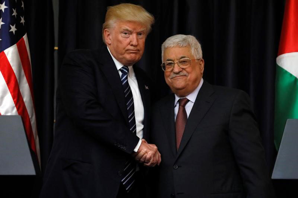 Presidente dos Estados Unidos, Donald Trump, e presidente palestino, Mahmoud Abbas, em encontro no Palácio Presidencial de Belém, na Cisjordânia. 23/05/2017 REUTERS/Jonathan Ernst (Foto: Charles Nisz) Presidente dos Estados Unidos, Donald Trump, e presidente palestino, Mahmoud Abbas, em encontro no Palácio Presidencial de Belém, na Cisjordânia. 23/05/2017 REUTERS/Jonathan Ernst