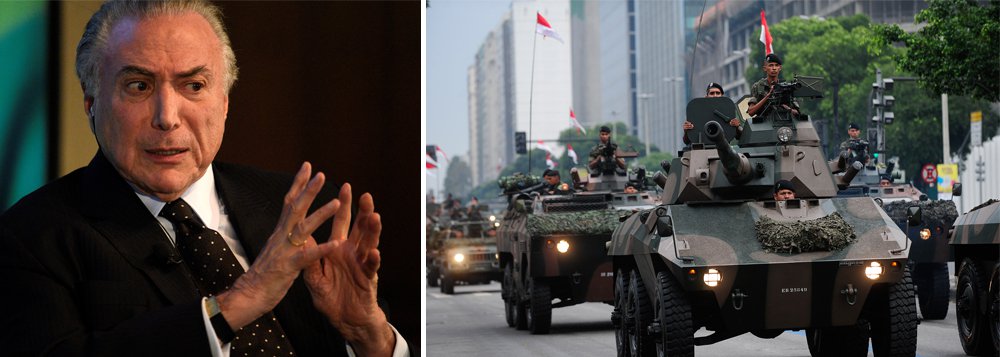 "A ameaça de golpe militar pode ter uma serventia, afora a lamentável demonstração de que a tentação autoritária pulsa viva nos quartéis. Talvez sirva para sacudir a maioria governista na Câmara, onde aportará hoje a nova denúncia contra Michel Temer, agora por obstrução da Justiça e comando de organização criminosa, fazendo com que a ficha caia: a insustentável situação de Temer chegou ao limite", diz a colunista Tereza Cruvinel; "Foi o Congresso que, derrubando Dilma, rompeu com o pacto democrático da transição e da Constituição de 1988. É o Congresso que precisa encontrar a saída, antes que ela venha pelas força bruta" (Foto: Tereza Cruvinel) "A ameaça de golpe militar pode ter uma serventia, afora a lamentável demonstração de que a tentação autoritária pulsa viva nos quartéis. Talvez sirva para sacudir a maioria governista na Câmara, onde aportará hoje a nova denúncia contra Michel Temer, agora por obstrução da Justiça e comando de organização criminosa, fazendo com que a ficha caia: a insustentável situação de Temer chegou ao limite", diz a colunista Tereza Cruvinel; "Foi o Congresso que, derrubando Dilma, rompeu com o pacto democrático da transição e da Constituição de 1988. É o Congresso que precisa encontrar a saída, antes que ela venha pelas força bruta"