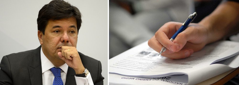 Sob o comando de Mendonça Filho, o ministério da Educação decidiu elevar de R$ 68 para R$ 82 esse ano o valor da inscrição do Exame Nacional do Ensino Médio (Enem), conforme o edital do exame publicado nesta segunda-feira 10 no Diário Oficial da União (Foto: Gisele Federicce) Sob o comando de Mendonça Filho, o ministério da Educação decidiu elevar de R$ 68 para R$ 82 esse ano o valor da inscrição do Exame Nacional do Ensino Médio (Enem), conforme o edital do exame publicado nesta segunda-feira 10 no Diário Oficial da União