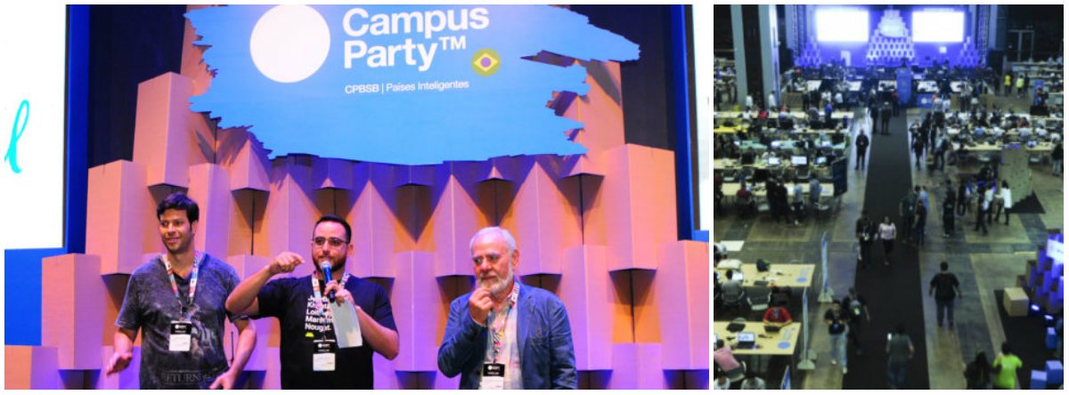 O secretário adjunto do Trabalho, Thiago Jariour, confirmou que Brasília receberá mais uma edição da Campus Party em 2018; o evento reuniu cerca de 70 mil pessoas passaram pelo Centro de Convenções Ulysses Guimarães, em Brasília, para a primeira Campus Party BSB; a estimativa inicial, de 40 mil pessoas, foi batida ainda na sexta (16), de acordo com os organizadores (Foto: Leonardo Lucena) O secretário adjunto do Trabalho, Thiago Jariour, confirmou que Brasília receberá mais uma edição da Campus Party em 2018; o evento reuniu cerca de 70 mil pessoas passaram pelo Centro de Convenções Ulysses Guimarães, em Brasília, para a primeira Campus Party BSB; a estimativa inicial, de 40 mil pessoas, foi batida ainda na sexta (16), de acordo com os organizadores