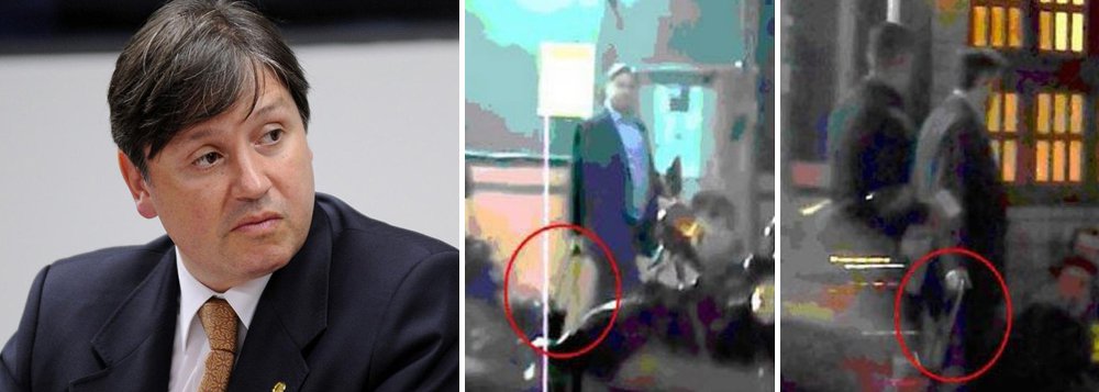 Registros da Câmara mostram que o gabinete do então deputado Rodrigo Rocha Loures (PMDB-PR) emitiu uma passagem de Brasília a São Paulo no dia 27 de abril deste ano, por R$ 1.416,79; mas Rocha Loures acabou indo a São Paulo no jatinho da Força Aérea Brasileira (FAB), de carona com o ministro da Ciência e Tecnologia, Gilberto Kassab, como está registrado tanto no inquérito como nas planilhas oficiais da FAB; no dia seguinte ele foi filmado pela Polícia Federal recebendo uma mala com R$ 500 mil em propina da JBS, cujo destinatário seria Michel Temer (Foto: Aquiles Lins) Registros da Câmara mostram que o gabinete do então deputado Rodrigo Rocha Loures (PMDB-PR) emitiu uma passagem de Brasília a São Paulo no dia 27 de abril deste ano, por R$ 1.416,79; mas Rocha Loures acabou indo a São Paulo no jatinho da Força Aérea Brasileira (FAB), de carona com o ministro da Ciência e Tecnologia, Gilberto Kassab, como está registrado tanto no inquérito como nas planilhas oficiais da FAB; no dia seguinte ele foi filmado pela Polícia Federal recebendo uma mala com R$ 500 mil em propina da JBS, cujo destinatário seria Michel Temer