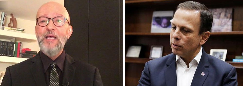 "Doria tomou tanto gosto pelo personagem que criou que está esquecendo que sua obrigação é ser o prefeito que prometeu. Revela-se um político do pior tipo: traidor. Mete-se em articulações com corruptos antipetistas. E percorre o país espalhando a insinuação de que está disposto a fazer o favor de presidir a República", diz o colunista Josias de Souza (Foto: Leonardo Attuch) "Doria tomou tanto gosto pelo personagem que criou que está esquecendo que sua obrigação é ser o prefeito que prometeu. Revela-se um político do pior tipo: traidor. Mete-se em articulações com corruptos antipetistas. E percorre o país espalhando a insinuação de que está disposto a fazer o favor de presidir a República", diz o colunista Josias de Souza