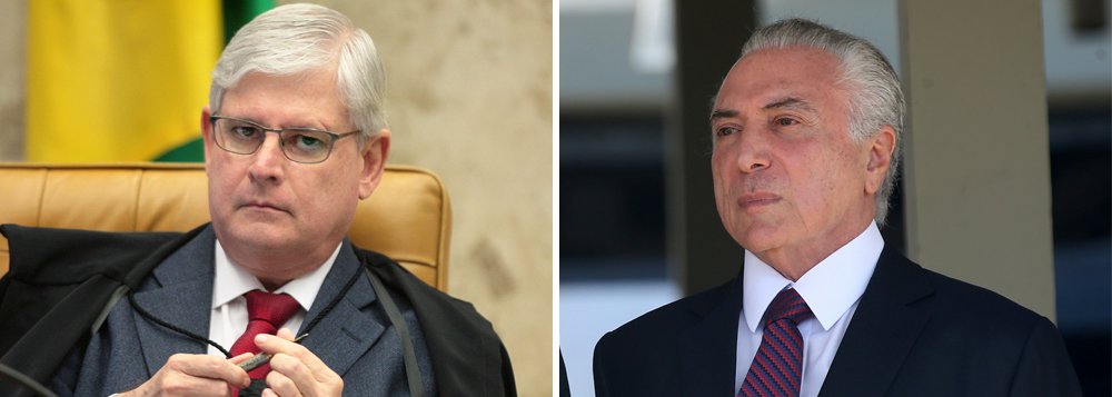Procurador-geral da República, Rodrigo Janot, pretende não dar fôlego a Michel Temer depois da apresentação da primeira denúncia contra ele, provavelmente na próxima semana; antes mesmo de a Câmara votar o pedido, que será enviado pelo ministro Edson Fachin, do STF, a equipe da PGR pretende enviar um segundo pedido de ação penal; na avaliação dos procuradores, com o que se tem hoje, já é possível atribuir ao menos três crimes a Temer; é possível que o peemedebista seja ainda alvo de uma quarta acusação: lavagem de dinheiro (Foto: Gisele Federicce) Procurador-geral da República, Rodrigo Janot, pretende não dar fôlego a Michel Temer depois da apresentação da primeira denúncia contra ele, provavelmente na próxima semana; antes mesmo de a Câmara votar o pedido, que será enviado pelo ministro Edson Fachin, do STF, a equipe da PGR pretende enviar um segundo pedido de ação penal; na avaliação dos procuradores, com o que se tem hoje, já é possível atribuir ao menos três crimes a Temer; é possível que o peemedebista seja ainda alvo de uma quarta acusação: lavagem de dinheiro