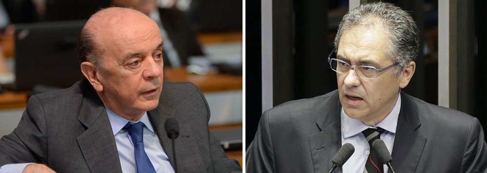 Medida Provisória 795, que estabelece isenções fiscais no valor de R$ 1 trilhão para o setor de óleo e gás, beneficia principalmente as empresas multinacionais, interessadas no pré-sal brasileiro; sem explicações, o senador José Serra (PSDB-SP), que defendia a aprovação da medida antes de uma nova rodada de leilões do pré-sal deixou a comissão mista que analisa o texto; líder do PT, o deputado Carlos Zarattini (PT-SP), que também faz parte da análise da MP, se disse surpreso, mas afirmou que Serra fez muito bem (Foto: Gisele Federicce) Medida Provisória 795, que estabelece isenções fiscais no valor de R$ 1 trilhão para o setor de óleo e gás, beneficia principalmente as empresas multinacionais, interessadas no pré-sal brasileiro; sem explicações, o senador José Serra (PSDB-SP), que defendia a aprovação da medida antes de uma nova rodada de leilões do pré-sal deixou a comissão mista que analisa o texto; líder do PT, o deputado Carlos Zarattini (PT-SP), que também faz parte da análise da MP, se disse surpreso, mas afirmou que Serra fez muito bem