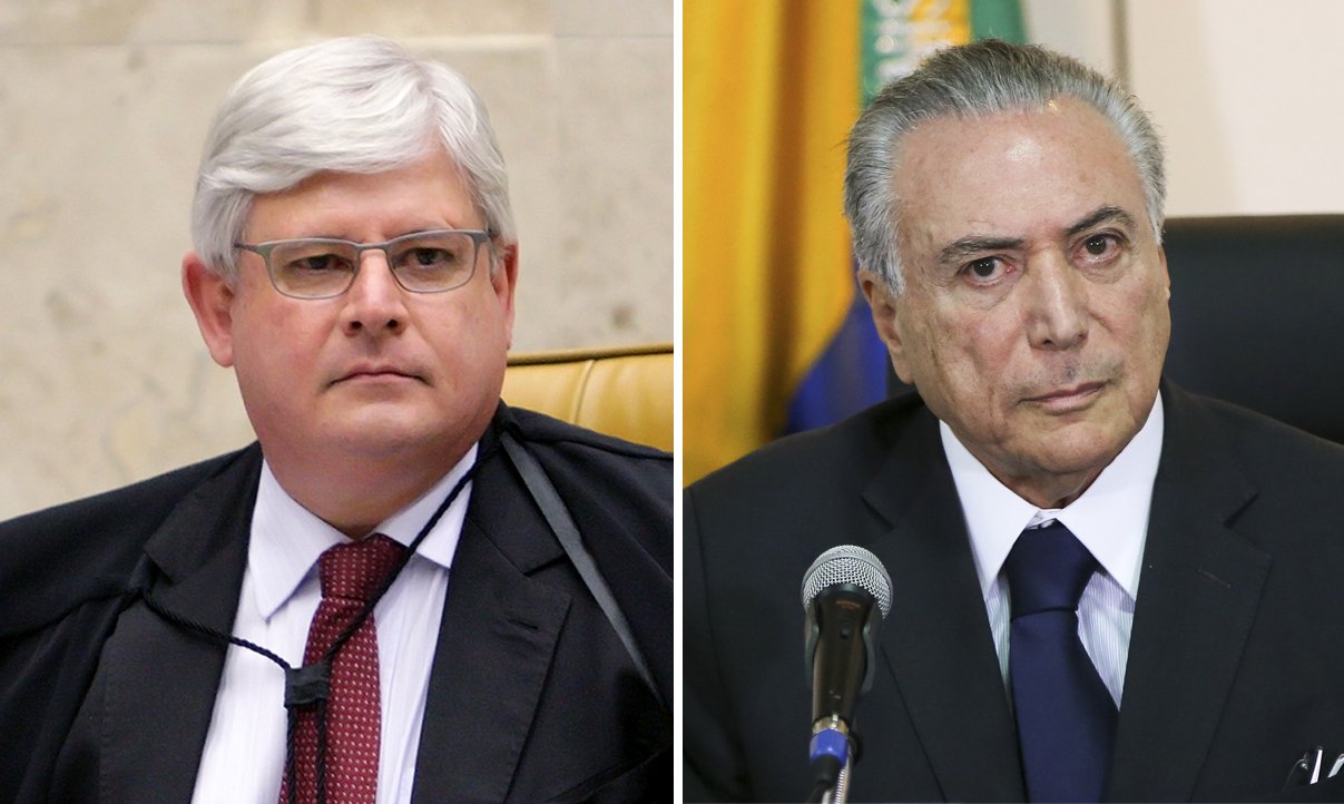 O procurador geral da República, Rodrigo Janot, demonstrou preocupação neste sábado com o "aparato do Estado para intimidar a atuação das autoridades", em nota oficial por meio da qual comentou a informação de que a Agência Brasileira de Inteligência, a pedido de Michel Temer, estaria investigando a vida do ministro Edson Fachin, relator do inquérito contra ele no Supremo Tribunal Federal; "É com perplexidade que se toma conhecimento de suposta utilização do aparato estatal para desmerecer um membro da mais alta corte do país, que tem pautado sua atuação com isenção e responsabilidade. O Ministério Público Brasileiro repudia com veemência essa prática e mantém seu irrestrito compromisso com o regime democrático e com o cumprimento da Constituição e das leis", disse Janot (Foto: Romulo Faro) O procurador geral da República, Rodrigo Janot, demonstrou preocupação neste sábado com o "aparato do Estado para intimidar a atuação das autoridades", em nota oficial por meio da qual comentou a informação de que a Agência Brasileira de Inteligência, a pedido de Michel Temer, estaria investigando a vida do ministro Edson Fachin, relator do inquérito contra ele no Supremo Tribunal Federal; "É com perplexidade que se toma conhecimento de suposta utilização do aparato estatal para desmerecer um membro da mais alta corte do país, que tem pautado sua atuação com isenção e responsabilidade. O Ministério Público Brasileiro repudia com veemência essa prática e mantém seu irrestrito compromisso com o regime democrático e com o cumprimento da Constituição e das leis", disse Janot