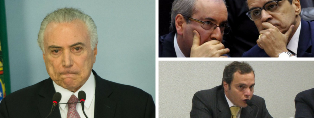 Apontado como operador da cúpula do PMDB, o empresário Lucio Funaro fez novas revelações que complicam ainda mais os líderes do partido; em sua delação, Funaro diz que o grupo político formado por Michel Temer, Eduardo Cunha e Henrique Alves recebeu cerca de R$ 250 milhões em propinas oriundas de créditos da Caixa Econômica Federal, repassados pelas vice-presidências de Pessoa Jurídica e Fundos de Governo e Loterias; as duas áreas foram controladas pelo PMDB e comandadas por Geddel Vieira Lima e Fábio Cleto; Funaro disse que Cunha funcionava como um “banco de propina” para deputados e, depois, virava o “dono” dos mandatos de quem era beneficiado (Foto: Giuliana Miranda) Apontado como operador da cúpula do PMDB, o empresário Lucio Funaro fez novas revelações que complicam ainda mais os líderes do partido; em sua delação, Funaro diz que o grupo político formado por Michel Temer, Eduardo Cunha e Henrique Alves recebeu cerca de R$ 250 milhões em propinas oriundas de créditos da Caixa Econômica Federal, repassados pelas vice-presidências de Pessoa Jurídica e Fundos de Governo e Loterias; as duas áreas foram controladas pelo PMDB e comandadas por Geddel Vieira Lima e Fábio Cleto; Funaro disse que Cunha funcionava como um “banco de propina” para deputados e, depois, virava o “dono” dos mandatos de quem era beneficiado