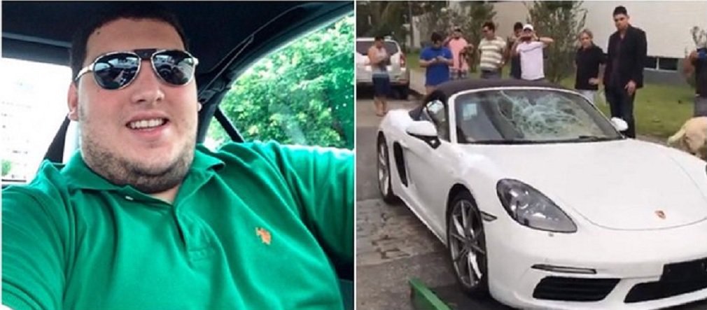 Rodolpho Carlos da Silva foi preso na segunda-feira (24), em sua residência, em João Pessoa, sem esboçar reação; ele é herdeiro de uma família tradicional paraibana, que é dona da afiliada da Globo no estado; Rodolpho é acusado de atropelar, no dia 21 de janeiro, agente de trânsito Diogo Nascimento, durante blitz da Lei Seca; Porsche que Rodolpho dirigia passou por cima do agente, que não resistiu e morreu (Foto: José Barbacena) Rodolpho Carlos da Silva foi preso na segunda-feira (24), em sua residência, em João Pessoa, sem esboçar reação; ele é herdeiro de uma família tradicional paraibana, que é dona da afiliada da Globo no estado; Rodolpho é acusado de atropelar, no dia 21 de janeiro, agente de trânsito Diogo Nascimento, durante blitz da Lei Seca; Porsche que Rodolpho dirigia passou por cima do agente, que não resistiu e morreu