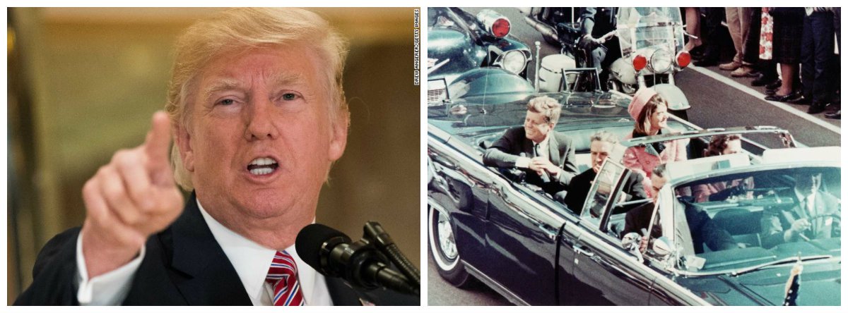 Presidente dos EUA, Donald Trump, e John Fitzgerald Kennedy .2 (Foto: Paulo Emílio) Presidente dos EUA, Donald Trump, e John Fitzgerald Kennedy .2