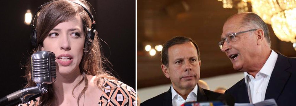 Apresentadora do "Cultura Livre", da TV Cultura, Roberta Martinelli, afirmou que uma música com críticas ao prefeito de São Paulo, João Doria (PSDB), e ao governador Geraldo Alckmin (PSDB) foi censurada no programa exibido na madrugada da quarta-feira da semana passada (12); TV Cultura, que é administrada pela Fundação Padre Anchieta, ligada ao governo do Estado de São Paulo, também retirou do seu canal do Youtube os vídeos referentes ao programa; "Liga nas de cem que trinca/ Nas pedra que brilha/ Na noite que finca as garra/ SP é fio de navalha/ O pior do ruim/ Doria, Alckmin/ Não encosta em mim, playboy/ Eu sei que tu quer o meu fim", diz um trecho da música da banda Aláfia que foi cortada do programa (Foto: Paulo Emílio) Apresentadora do "Cultura Livre", da TV Cultura, Roberta Martinelli, afirmou que uma música com críticas ao prefeito de São Paulo, João Doria (PSDB), e ao governador Geraldo Alckmin (PSDB) foi censurada no programa exibido na madrugada da quarta-feira da semana passada (12); TV Cultura, que é administrada pela Fundação Padre Anchieta, ligada ao governo do Estado de São Paulo, também retirou do seu canal do Youtube os vídeos referentes ao programa; "Liga nas de cem que trinca/ Nas pedra que brilha/ Na noite que finca as garra/ SP é fio de navalha/ O pior do ruim/ Doria, Alckmin/ Não encosta em mim, playboy/ Eu sei que tu quer o meu fim", diz um trecho da música da banda Aláfia que foi cortada do programa