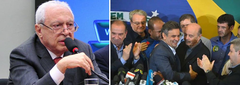 Em acordo de delação premiada com o Ministério Público Federal em Curitiba, o empresário Milton Schahin revelou que fez pagamentos em dinheiro vivo a Sérgio Freitas, um dos responsáveis pela arrecadação nas campanhas presidenciais de José Serra em 2010 e Aécio Neves em 2014.; segundo reportagem do site BuzzFeed, o acerto com Sérgio Freitas chegou a R$ 1 milhão, em dinheiro vivo, dos quais R$ 700 mil foram efetivamente entregues; em ambos os casos, Schahin não cita nominalmente candidatos. Disse, apenas, que decidiu dar dinheiro para o partido quando viu o PSDB tinha chances, ainda em 2010, de assumir a presidência (Foto: Aquiles Lins) Em acordo de delação premiada com o Ministério Público Federal em Curitiba, o empresário Milton Schahin revelou que fez pagamentos em dinheiro vivo a Sérgio Freitas, um dos responsáveis pela arrecadação nas campanhas presidenciais de José Serra em 2010 e Aécio Neves em 2014.; segundo reportagem do site BuzzFeed, o acerto com Sérgio Freitas chegou a R$ 1 milhão, em dinheiro vivo, dos quais R$ 700 mil foram efetivamente entregues; em ambos os casos, Schahin não cita nominalmente candidatos. Disse, apenas, que decidiu dar dinheiro para o partido quando viu o PSDB tinha chances, ainda em 2010, de assumir a presidência