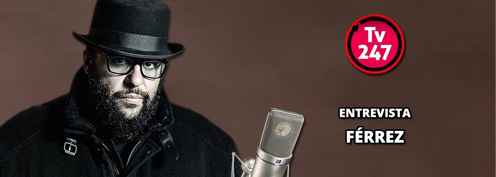 A TV 247 entrevista hoje, às 17h, ao vivo, Ferréz, escritor, rapper, poeta e empreendedor, uma das mais atuantes vozes da periferia paulistana; participe ao vivo enviando suas perguntas pela página do 247 no Facebook (Foto: Gisele Federicce) A TV 247 entrevista hoje, às 17h, ao vivo, Ferréz, escritor, rapper, poeta e empreendedor, uma das mais atuantes vozes da periferia paulistana; participe ao vivo enviando suas perguntas pela página do 247 no Facebook