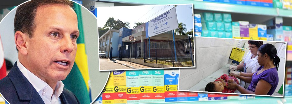Após congelar R$ 1,8 bilhão em gastos na área de saúde e anunciar o fechamento das farmácias das Unidades Básicas de Saúde (UBSs), a gestão do prefeito João Doria (PSDB) alardeou parceria com fabricantes de medicamentos para que remédios fossem doados à rede pública municipal; remédios de uso contínuo e controlado que estão sendo doados à população, porém, estão próximos da data de vencimento e também estão sendo estocados nas UBSs; em troca das doações, as empresas tiveram isenção de cerca de R$ 66 milhões do ICMS, além de ficarem livres dos custos de descarte dos itens vencidos (Foto: Paulo Emílio) Após congelar R$ 1,8 bilhão em gastos na área de saúde e anunciar o fechamento das farmácias das Unidades Básicas de Saúde (UBSs), a gestão do prefeito João Doria (PSDB) alardeou parceria com fabricantes de medicamentos para que remédios fossem doados à rede pública municipal; remédios de uso contínuo e controlado que estão sendo doados à população, porém, estão próximos da data de vencimento e também estão sendo estocados nas UBSs; em troca das doações, as empresas tiveram isenção de cerca de R$ 66 milhões do ICMS, além de ficarem livres dos custos de descarte dos itens vencidos