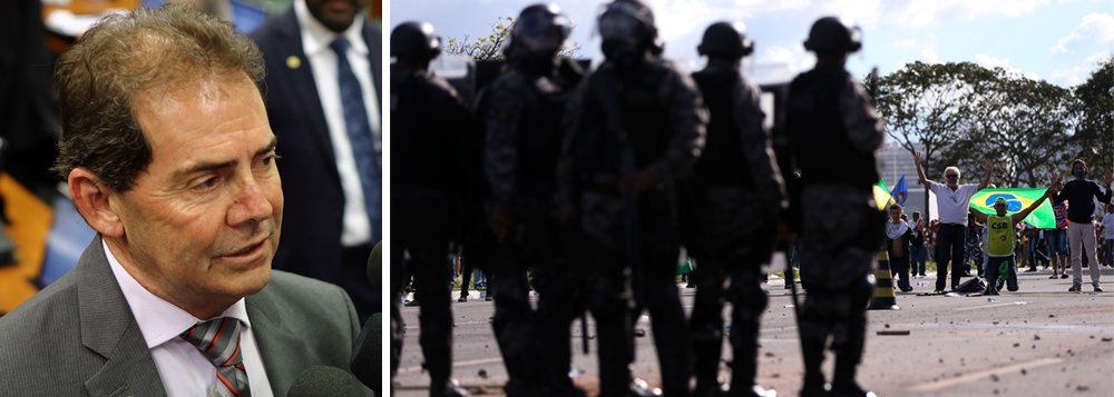 "A solução para a pacificação do povo brasileiro, com a consequente retomada da economia, está, outra vez, com o próprio governo e com o Congresso Nacional. Não há a mínima condição de estas reformas prosseguirem. Têm de ser retiradas e refeitas, repactuadas com toda a sociedade e, especialmente, com o movimento sindical. Não há mais como não ver esta realidade. O País precisa de uma saída constitucional e pactuada para superar este momento de profunda crise", diz o deputado Paulo Pereira da Silva (SD-SP), que foi um dos articuladores do golpe de 2016, mas hoje ajudou a organizar o #OcupaBrasília (Foto: Leonardo Attuch) "A solução para a pacificação do povo brasileiro, com a consequente retomada da economia, está, outra vez, com o próprio governo e com o Congresso Nacional. Não há a mínima condição de estas reformas prosseguirem. Têm de ser retiradas e refeitas, repactuadas com toda a sociedade e, especialmente, com o movimento sindical. Não há mais como não ver esta realidade. O País precisa de uma saída constitucional e pactuada para superar este momento de profunda crise", diz o deputado Paulo Pereira da Silva (SD-SP), que foi um dos articuladores do golpe de 2016, mas hoje ajudou a organizar o #OcupaBrasília