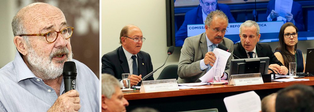 "Vamos falar português claro: eles só querem a nossa grana para comprar o seu voto e garantir a reeleição em 2018 para não perder o foro privilegiado e correr o risco de ir em cana", resume o jornalista (Foto: Gisele Federicce) "Vamos falar português claro: eles só querem a nossa grana para comprar o seu voto e garantir a reeleição em 2018 para não perder o foro privilegiado e correr o risco de ir em cana", resume o jornalista
