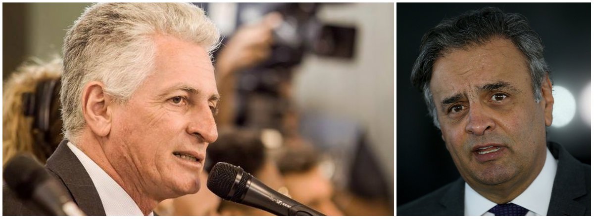Deputado estadual Rogério Correia (PT) rebate declaração do senador Aécio Neves (PSDB-MG) de que não é um "servidor qualquer"; "De fato ele não é um servidor público qualquer, honesto e trabalhador. É um senador corrupto, golpista, que se uniu a Temer e Cunha para derrubar a democracia, que quebrou Minas quando foi governador e lançou o Brasil na crise de hoje", rebateu o parlamentar (Foto: Leonardo Lucena) Deputado estadual Rogério Correia (PT) rebate declaração do senador Aécio Neves (PSDB-MG) de que não é um "servidor qualquer"; "De fato ele não é um servidor público qualquer, honesto e trabalhador. É um senador corrupto, golpista, que se uniu a Temer e Cunha para derrubar a democracia, que quebrou Minas quando foi governador e lançou o Brasil na crise de hoje", rebateu o parlamentar