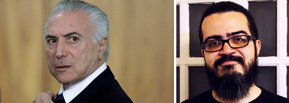 Jornalista e escritor Pedro Zambarda destaca que um relatório do Fórum Nacional pela Democratização da Comunicação (FNDC) aponta que em pouco mais de um ano doe governo Michel Temer foram contabilizados 70 casos de censura à imprensa e liberdade de expressão no Brasil divididos em sete categorias; "A novidade, agora contabilizada e criticada no levantamento, é o desmonte da comunicação pública, culminando na censura em redes sociais e cerceamento dos direitos de expressão de servidores públicos", e na "repressão de manifestações artísticas", diz (Foto: Paulo Emílio) Jornalista e escritor Pedro Zambarda destaca que um relatório do Fórum Nacional pela Democratização da Comunicação (FNDC) aponta que em pouco mais de um ano doe governo Michel Temer foram contabilizados 70 casos de censura à imprensa e liberdade de expressão no Brasil divididos em sete categorias; "A novidade, agora contabilizada e criticada no levantamento, é o desmonte da comunicação pública, culminando na censura em redes sociais e cerceamento dos direitos de expressão de servidores públicos", e na "repressão de manifestações artísticas", diz