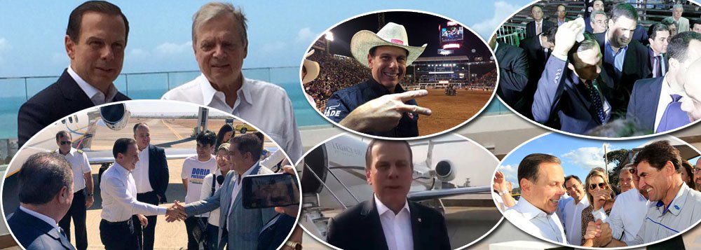 O prefeito de São Paulo, João Doria Júnior, caiu numa armadilha; no afã de trair seu padrinho Geraldo Alckmin para se viabilizar candidato pelo PSDB, ele abandonou a cidade de São Paulo, cuja administração assumiu há menos de um ano, e partiu em viagens inúteis pelo Brasil; o problema é que, quanto mais ele se torna conhecido, maior é a sua rejeição e menor a sua aprovação; isso significa que, quando era desconhecido e se vendia como "novo" e "gestor", Doria fazia mais sucesso do que agora, quando sua verdadeira face – a de um aventureiro de ambição desmedida – se torna mais conhecida (Foto: Leonardo Attuch) O prefeito de São Paulo, João Doria Júnior, caiu numa armadilha; no afã de trair seu padrinho Geraldo Alckmin para se viabilizar candidato pelo PSDB, ele abandonou a cidade de São Paulo, cuja administração assumiu há menos de um ano, e partiu em viagens inúteis pelo Brasil; o problema é que, quanto mais ele se torna conhecido, maior é a sua rejeição e menor a sua aprovação; isso significa que, quando era desconhecido e se vendia como "novo" e "gestor", Doria fazia mais sucesso do que agora, quando sua verdadeira face – a de um aventureiro de ambição desmedida – se torna mais conhecida