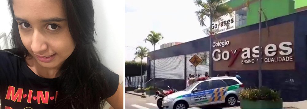 Uma dos três estudantes feridos a tiros por um colega em uma escola particular de Goiânia que permaneciam internados recebeu alta na manhã desta segunda-feira (23) da Unidade de Terapia Intensiva (UTI) do Hospital de Urgências de Goiânia (Hugo); aluna do 8º ano do ensino fundamental, Marcela Rocha Macedo completará 14 anos nesta terça (Foto: Gisele Federicce) Uma dos três estudantes feridos a tiros por um colega em uma escola particular de Goiânia que permaneciam internados recebeu alta na manhã desta segunda-feira (23) da Unidade de Terapia Intensiva (UTI) do Hospital de Urgências de Goiânia (Hugo); aluna do 8º ano do ensino fundamental, Marcela Rocha Macedo completará 14 anos nesta terça