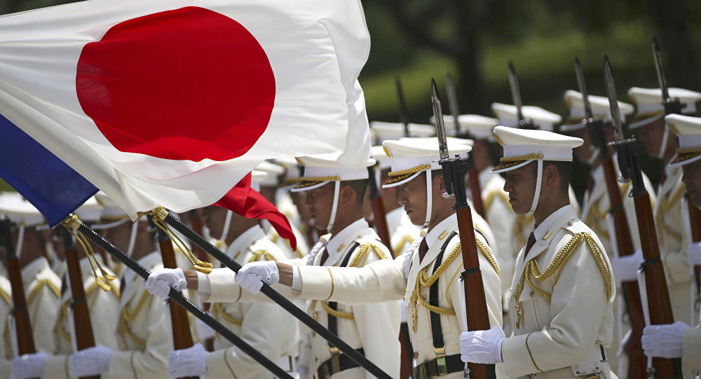 Exército japonês (Foto: Leonardo Attuch) Exército japonês