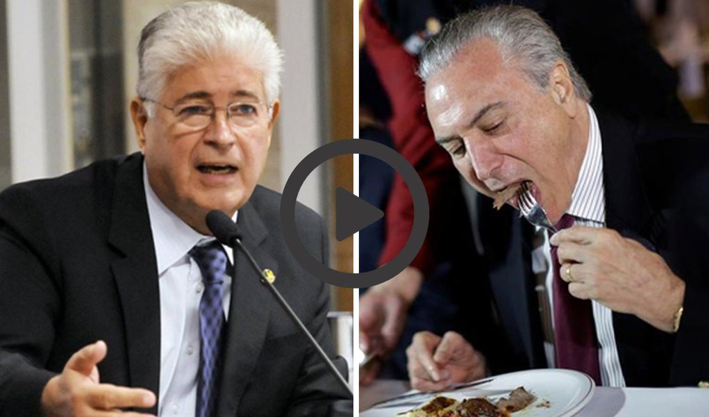 Em vídeo, o senador Roberto Requião, do PMDB do Paraná, vê "comédia de erros" no âmbito da Operação Carne Fraca, da Polícia Federal; "O presidente da República não tem assessoria?", pergunta ele, sobre o jantar oferecido por Temer a embaixadores em uma churrascaria que não servia carne brasileira; sobre a investigação, ele ressalta que "criminosos devem ser punidos com rigor, mas são 21 frigoríficos diante dos 1.500 que o Brasil tem" os alvos da PF, lembra; exportações sofrem "um abalo sério, e isso não é bom pra ninguém", acrescenta (Foto: Gisele Federicce) Em vídeo, o senador Roberto Requião, do PMDB do Paraná, vê "comédia de erros" no âmbito da Operação Carne Fraca, da Polícia Federal; "O presidente da República não tem assessoria?", pergunta ele, sobre o jantar oferecido por Temer a embaixadores em uma churrascaria que não servia carne brasileira; sobre a investigação, ele ressalta que "criminosos devem ser punidos com rigor, mas são 21 frigoríficos diante dos 1.500 que o Brasil tem" os alvos da PF, lembra; exportações sofrem "um abalo sério, e isso não é bom pra ninguém", acrescenta