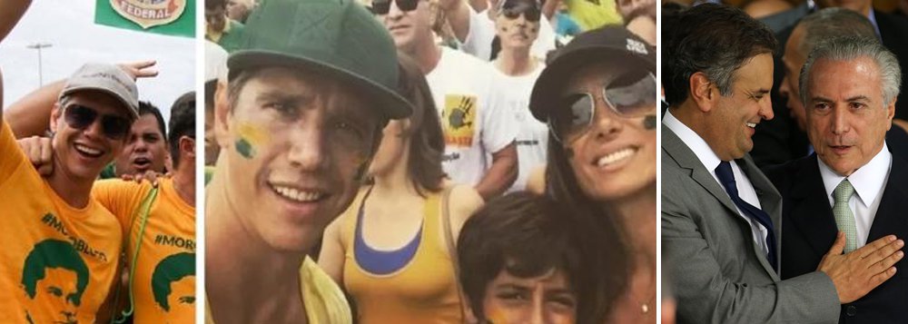 O ator Marcio Garcia fez um desabafo no Instagram, após as gravações da JBS e da Polícia Federal apontarem que Michel Temer e o senador afastado Aécio Neves (PSDB-MG) estão envolvidos em esquemas de propina, junto a empresa JBS; "Fomos todos enganados, iludidos por falsos discursos, apertos de 'mãos grandes', promessas vazias", disse ele, apoiou Aécio Neves, nas eleições de 2014; "A ficha caiu ... E esta é a minha sensação: rasgaram o nosso país !!!", afirmou; "Não existe um eleitor neste país que não esteja decepcionado com o seu "candidato"', acrescentou (Foto: Leonardo Lucena) O ator Marcio Garcia fez um desabafo no Instagram, após as gravações da JBS e da Polícia Federal apontarem que Michel Temer e o senador afastado Aécio Neves (PSDB-MG) estão envolvidos em esquemas de propina, junto a empresa JBS; "Fomos todos enganados, iludidos por falsos discursos, apertos de 'mãos grandes', promessas vazias", disse ele, apoiou Aécio Neves, nas eleições de 2014; "A ficha caiu ... E esta é a minha sensação: rasgaram o nosso país !!!", afirmou; "Não existe um eleitor neste país que não esteja decepcionado com o seu "candidato"', acrescentou