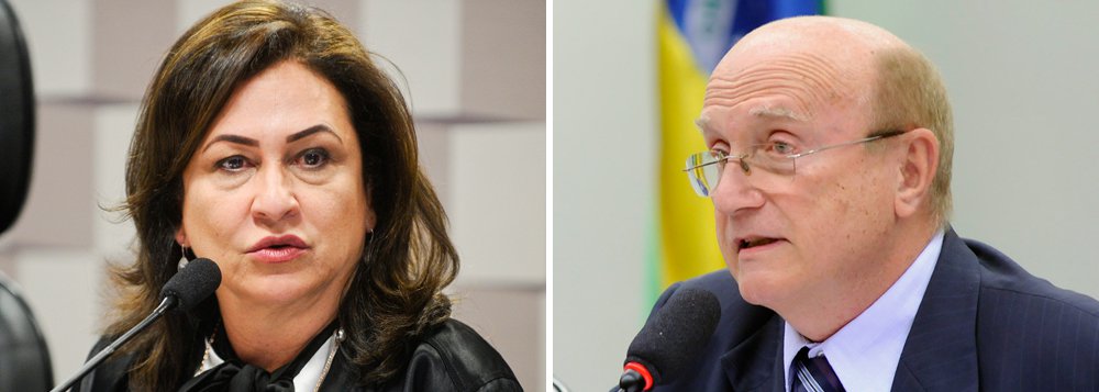 "Infelizmente esta matéria está correta", postou a senadora Kátia Abreu (PMDB-TO) no Twitter, ao compartilhar reportagem do jornalista Josias de Souza que relata uma visita do deputado Osmar Serraglio (PMDB-PR), hoje ministro da Justiça, à então ministra da Agricultura do governo Dilma para que não demitisse o fiscal agropecuário Daniel Gonçalves Filho, apontado como líder do esquema investigado na Operação Carne Fraca, da PF; Serraglio ficou inconformado com o afastamento do protegido político, que era alvo de um Processo Disciplinar Administrativo; esquema dos fiscais corruptos, que envolve o ministro da Justiça de Michel Temer, já custa bilhões ao País, com a suspensão das exportações de carne (Foto: Ana Pupulin) "Infelizmente esta matéria está correta", postou a senadora Kátia Abreu (PMDB-TO) no Twitter, ao compartilhar reportagem do jornalista Josias de Souza que relata uma visita do deputado Osmar Serraglio (PMDB-PR), hoje ministro da Justiça, à então ministra da Agricultura do governo Dilma para que não demitisse o fiscal agropecuário Daniel Gonçalves Filho, apontado como líder do esquema investigado na Operação Carne Fraca, da PF; Serraglio ficou inconformado com o afastamento do protegido político, que era alvo de um Processo Disciplinar Administrativo; esquema dos fiscais corruptos, que envolve o ministro da Justiça de Michel Temer, já custa bilhões ao País, com a suspensão das exportações de carne