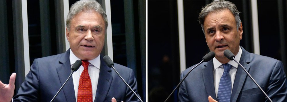 O senador Alvaro Dias (Podemos) decidiu vingar-se do ex-correligionário de ninho, o também senador Aécio Neves (PSDB-MG), ao defender que a decisão de afastamento do tucano está correta; após a ascensão de Aécio no PSDB, Alvaro passou a ser hostilizado no ninho e, por isso, ele migrou para o PV antes de aportar-se no Podemos; "Não vamos discutir agora a questão legal, mas do nosso ponto de vista, creio que a decisão do STF tem guarida na legislação vigente", disse Alvaro (Foto: Aquiles Lins) O senador Alvaro Dias (Podemos) decidiu vingar-se do ex-correligionário de ninho, o também senador Aécio Neves (PSDB-MG), ao defender que a decisão de afastamento do tucano está correta; após a ascensão de Aécio no PSDB, Alvaro passou a ser hostilizado no ninho e, por isso, ele migrou para o PV antes de aportar-se no Podemos; "Não vamos discutir agora a questão legal, mas do nosso ponto de vista, creio que a decisão do STF tem guarida na legislação vigente", disse Alvaro