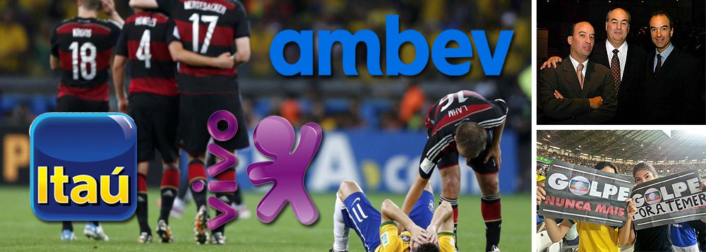 Embora seus códigos de ética proíbam apoio a entidades envolvidas em corrupção, empresas como Ambev, Itaú e Telefônica, patrocinadoras da CBF e do futebol na Globo, decidiram se calar sobre o escândalo das propinas no futebol; das três empresas contatadas pelo 247, Ambev e Telefônica informaram que não iriam se manifestar se cumpririam seu código de ética, e o Itaú não respondeu; para anunciarem nas transmissões de futebol deste ano, Itaú, Vivo, Brahma e outras marcas pagaram cotas de R$ 283 milhões por publicidade em pelo menos 95 partidas de competições como o Campeonato Brasileiro e as Eliminatórias para a Copa; para 2018, os pacotes comerciais da Globo para o futebol podem lhe render receitas de R$ 2,460 bilhões (Foto: Aquiles Lins) Embora seus códigos de ética proíbam apoio a entidades envolvidas em corrupção, empresas como Ambev, Itaú e Telefônica, patrocinadoras da CBF e do futebol na Globo, decidiram se calar sobre o escândalo das propinas no futebol; das três empresas contatadas pelo 247, Ambev e Telefônica informaram que não iriam se manifestar se cumpririam seu código de ética, e o Itaú não respondeu; para anunciarem nas transmissões de futebol deste ano, Itaú, Vivo, Brahma e outras marcas pagaram cotas de R$ 283 milhões por publicidade em pelo menos 95 partidas de competições como o Campeonato Brasileiro e as Eliminatórias para a Copa; para 2018, os pacotes comerciais da Globo para o futebol podem lhe render receitas de R$ 2,460 bilhões