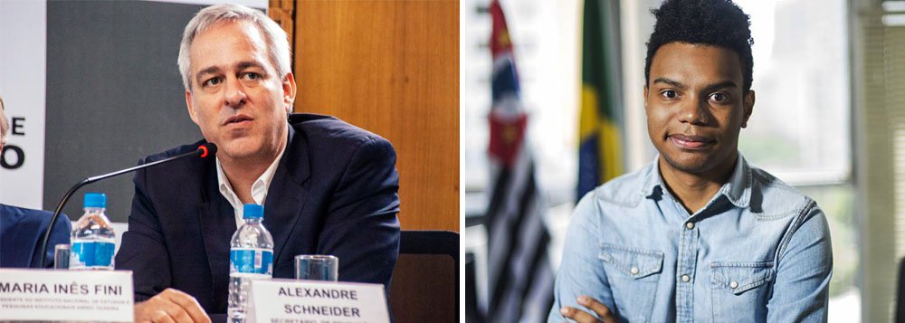O MBL foi para cima do secretário de Educação de Doria atacando-o da forma mais vil. Fazendo montagens sacanas, tornando-o um inimigo apenas porque ele, de forma correta, questionou a atitude do vereador Fernando Hollyday (DEM), que está visitando escolas para constranger professores e funcionários e difundir o projeto Escola sem Partido, que nada mais é que um cala-boca pedagógico. O fim da liberdade na educação (Foto: Renato Rovai) O MBL foi para cima do secretário de Educação de Doria atacando-o da forma mais vil. Fazendo montagens sacanas, tornando-o um inimigo apenas porque ele, de forma correta, questionou a atitude do vereador Fernando Hollyday (DEM), que está visitando escolas para constranger professores e funcionários e difundir o projeto Escola sem Partido, que nada mais é que um cala-boca pedagógico. O fim da liberdade na educação