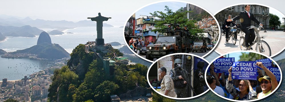 O sociólogo e colunista do 247 Emir Sader sai em defesa da cidade do Rio de Janeiro, pela importância histórica, cultural, social e política que tem a capital carioca para o País; "Depois de ter tido degradada sua imagem durante os governos neoliberais, quando o neoliberalismo volta, o Rio volta a ser vítima da política do dinheiro, da grana viva, que se concentra onde estão os bancos, que degrada tudo o que é público, seja empresas, serviços ou espaços. A crise atual do Rio é continuidade daquela que degrada o Rio como parte da degradação do Brasil. Que odeia o Rio como odeia o Brasil. Que se valeu do governo do Rio como forma de dilapidar o patrimônio do estado", diz Sader (Foto: Emir Sader) O sociólogo e colunista do 247 Emir Sader sai em defesa da cidade do Rio de Janeiro, pela importância histórica, cultural, social e política que tem a capital carioca para o País; "Depois de ter tido degradada sua imagem durante os governos neoliberais, quando o neoliberalismo volta, o Rio volta a ser vítima da política do dinheiro, da grana viva, que se concentra onde estão os bancos, que degrada tudo o que é público, seja empresas, serviços ou espaços. A crise atual do Rio é continuidade daquela que degrada o Rio como parte da degradação do Brasil. Que odeia o Rio como odeia o Brasil. Que se valeu do governo do Rio como forma de dilapidar o patrimônio do estado", diz Sader