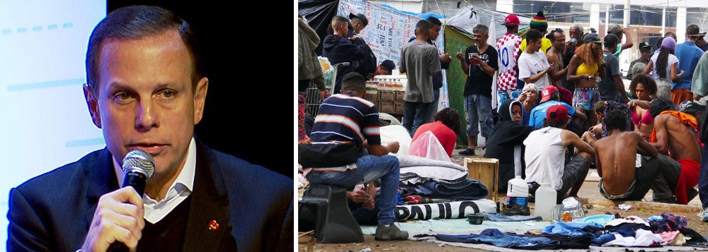 Declaração é mais um capítulo da guerra de João Doria contra a Cracolândia; após o Tribunal de Justiça ter extinguido a ação na qual a Prefeitura pedia autorização para recolher à força dependentes químicos das ruas, o prefeito tucano anunciou que não irá desistir da medida; Doria cogita recorrer até ao Supremo Tribunal Federal se for preciso; ele também disse que não pensa em internação em massa desses usuários e negou abordagens agressivas (Foto: Charles Nisz) Declaração é mais um capítulo da guerra de João Doria contra a Cracolândia; após o Tribunal de Justiça ter extinguido a ação na qual a Prefeitura pedia autorização para recolher à força dependentes químicos das ruas, o prefeito tucano anunciou que não irá desistir da medida; Doria cogita recorrer até ao Supremo Tribunal Federal se for preciso; ele também disse que não pensa em internação em massa desses usuários e negou abordagens agressivas