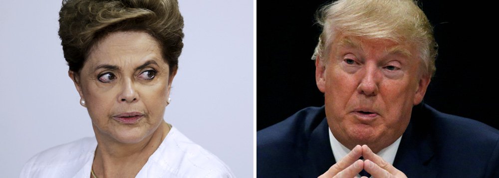 "Há alguns anos eu teria dito que isso é impossível", disse Dilma Rousseff em entrevista ao The Washington Post; "Agora eu posso dizer que é muito possível. Na verdade, posso apontar para algumas figuras semelhantes a Trump", acrescentou, citando o outsider João Doria, prefeito de São Paulo, e o extremista Jair Bolsonaro, pré-candidato para a disputa de 2018; em um tour por universidades dos Estados Unidos nas últimas semanas, Dilma avaliou na entrevista que o Brasil está sob a influência de uma "tendência de direita" semelhante à da Europa e dos Estados Unidos; sobre seu impeachment, declarou ter sido vítima tanto da precipitação tumultuada da crise financeira global quanto do cinismo de seus adversários políticos (Foto: Felipe L. Goncalves) "Há alguns anos eu teria dito que isso é impossível", disse Dilma Rousseff em entrevista ao The Washington Post; "Agora eu posso dizer que é muito possível. Na verdade, posso apontar para algumas figuras semelhantes a Trump", acrescentou, citando o outsider João Doria, prefeito de São Paulo, e o extremista Jair Bolsonaro, pré-candidato para a disputa de 2018; em um tour por universidades dos Estados Unidos nas últimas semanas, Dilma avaliou na entrevista que o Brasil está sob a influência de uma "tendência de direita" semelhante à da Europa e dos Estados Unidos; sobre seu impeachment, declarou ter sido vítima tanto da precipitação tumultuada da crise financeira global quanto do cinismo de seus adversários políticos