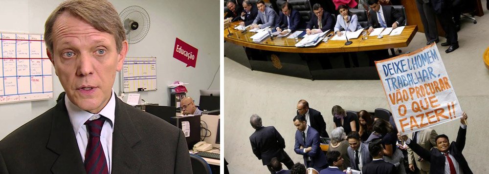 O cientista político e professor da Universidade de São Paulo André Singer afirmou neste sábado que a rejeição da denúncia de organização criminosa e obstrução da Justiça contra Michel Temer mostra que "velha política brasileira" que se mostrou vivíssima; "As formas clientelistas atravessaram a industrialização dos anos 1940-50, a ditadura militar e, como se viu, as quase três décadas de democracia sob a Constituição de 1988, para desembocar neste governo descolado da opinião pública. Para a banda clientelista, conta o benefício material que a caneta do Executivo é capaz de conceder por meio de emendas, cargos, obras e portarias, como a que facilita o trabalho escravo", diz Singer (Foto: Aquiles Lins) O cientista político e professor da Universidade de São Paulo André Singer afirmou neste sábado que a rejeição da denúncia de organização criminosa e obstrução da Justiça contra Michel Temer mostra que "velha política brasileira" que se mostrou vivíssima; "As formas clientelistas atravessaram a industrialização dos anos 1940-50, a ditadura militar e, como se viu, as quase três décadas de democracia sob a Constituição de 1988, para desembocar neste governo descolado da opinião pública. Para a banda clientelista, conta o benefício material que a caneta do Executivo é capaz de conceder por meio de emendas, cargos, obras e portarias, como a que facilita o trabalho escravo", diz Singer