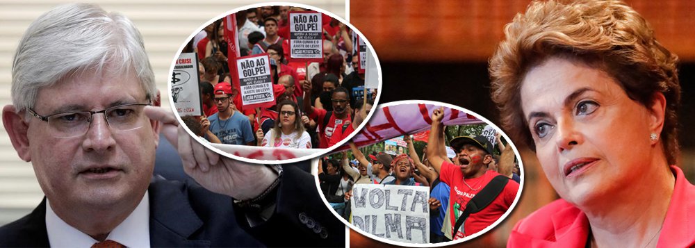 Em uma de suas últimas manifestações à frente da Procuradoria-Geral da República, Rodrigo Janot se manifestou contra o pedido da presidente deposta Dilma Rousseff para anular o golpe parlamentar de 2016, realizado à base de compra de deputados por Michel Temer e Eduardo Cunha, acusados de chefiarem uma quadrilha que assaltou o estado; Janot afirmou que não cabe ao STF reexaminar a decisão, "sob pena de esvaziar-se a previsão constitucional" de julgamento do Senado Federal no caso; "O processo de impeachment foi autorizado e conduzido com base em motivação idônea e suficiente, não havendo falar em ausência de justa causa", disse Janot; relator do caso é o ministro Alexandre de Moraes, ex-ministro de Temer e ex-filiado ao PSDB (Foto: Aquiles Lins) Em uma de suas últimas manifestações à frente da Procuradoria-Geral da República, Rodrigo Janot se manifestou contra o pedido da presidente deposta Dilma Rousseff para anular o golpe parlamentar de 2016, realizado à base de compra de deputados por Michel Temer e Eduardo Cunha, acusados de chefiarem uma quadrilha que assaltou o estado; Janot afirmou que não cabe ao STF reexaminar a decisão, "sob pena de esvaziar-se a previsão constitucional" de julgamento do Senado Federal no caso; "O processo de impeachment foi autorizado e conduzido com base em motivação idônea e suficiente, não havendo falar em ausência de justa causa", disse Janot; relator do caso é o ministro Alexandre de Moraes, ex-ministro de Temer e ex-filiado ao PSDB