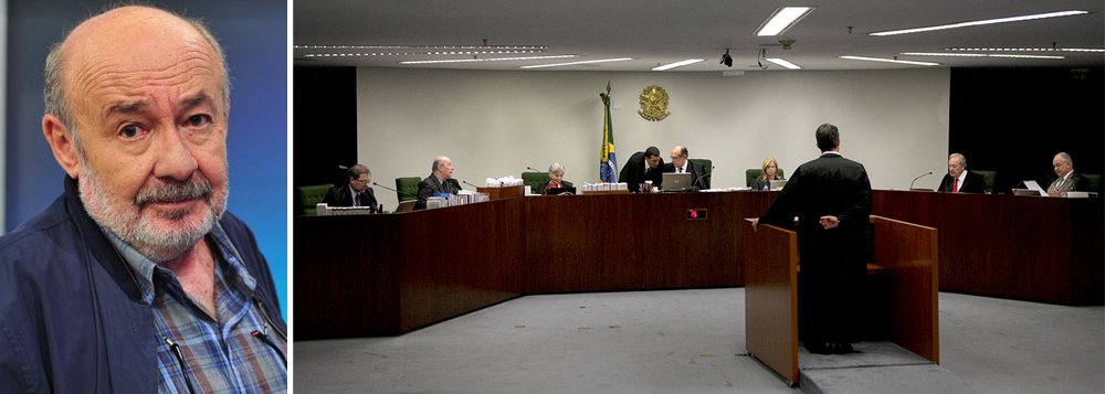 Jornalista Ricardo Kotscho diz que ao declarar réu o senador Valdir Raupp (RO), ex-presidente do PMDB, por corrupção passiva e lavagem de dinheiro, o STF restringiu a tentativa, defendida por líderes como o ex-presidente FHC, de diferenciar o crime de caixa 2; "A decisão caiu como uma bomba nos esconderijos do poder onde estavam armando a suruba jurídica, para usar uma expressão da moda, na tentativa de separar, como se isso fosse possível, a 'propina do bem' (a nossa, legal, limpinha e cheirosa) da 'propina do mal' (a dos outros, ilegal, suja e malvada)", disse Kotscho (Foto: Aquiles Lins) Jornalista Ricardo Kotscho diz que ao declarar réu o senador Valdir Raupp (RO), ex-presidente do PMDB, por corrupção passiva e lavagem de dinheiro, o STF restringiu a tentativa, defendida por líderes como o ex-presidente FHC, de diferenciar o crime de caixa 2; "A decisão caiu como uma bomba nos esconderijos do poder onde estavam armando a suruba jurídica, para usar uma expressão da moda, na tentativa de separar, como se isso fosse possível, a 'propina do bem' (a nossa, legal, limpinha e cheirosa) da 'propina do mal' (a dos outros, ilegal, suja e malvada)", disse Kotscho