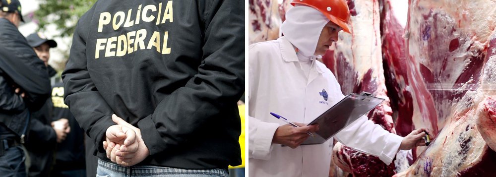 A Polícia Federal realiza na manhã desta sexta (17) uma megaoperação que investiga uma suposta organização criminosa formada por fiscais agropecuários federais e empresas do agronegócio. Batizada de "Carne Fraca", a operação tem na mira alguns dos maiores frigoríficos do país; a Justiça Federal do Paraná determinou o bloqueio de R$ 1 bilhão; cerca de 1.100 policiais federais cumprem 309 mandados, sendo 27 de prisão preventiva, 11 de prisão temporária, 77 de condução coercitiva e 194 de busca e apreensão (Foto: Giuliana Miranda) A Polícia Federal realiza na manhã desta sexta (17) uma megaoperação que investiga uma suposta organização criminosa formada por fiscais agropecuários federais e empresas do agronegócio. Batizada de "Carne Fraca", a operação tem na mira alguns dos maiores frigoríficos do país; a Justiça Federal do Paraná determinou o bloqueio de R$ 1 bilhão; cerca de 1.100 policiais federais cumprem 309 mandados, sendo 27 de prisão preventiva, 11 de prisão temporária, 77 de condução coercitiva e 194 de busca e apreensão